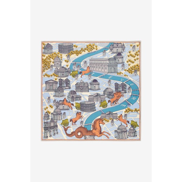 Inoui Editions šilko ir modalo skara ROME GREY